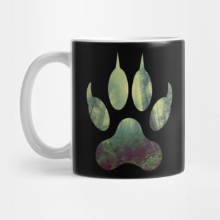 Wolf paw Mug